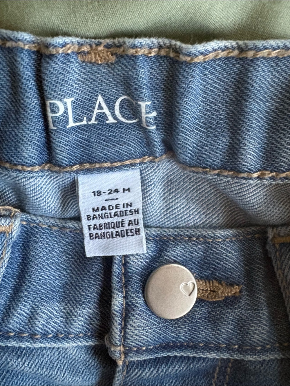 The Childrens Place Toddler girl denim shorts - Picture 3 of 3